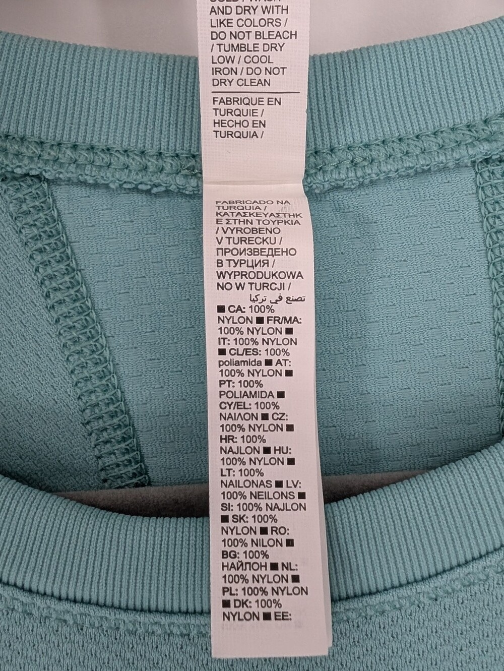 Athleta Momentum Seamless Long Sleeve Top Blue Small - Picture 4 of 5